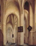 Pieter Jansz Saenredam Church Interior in Utreche (mk08) USA oil painting artist